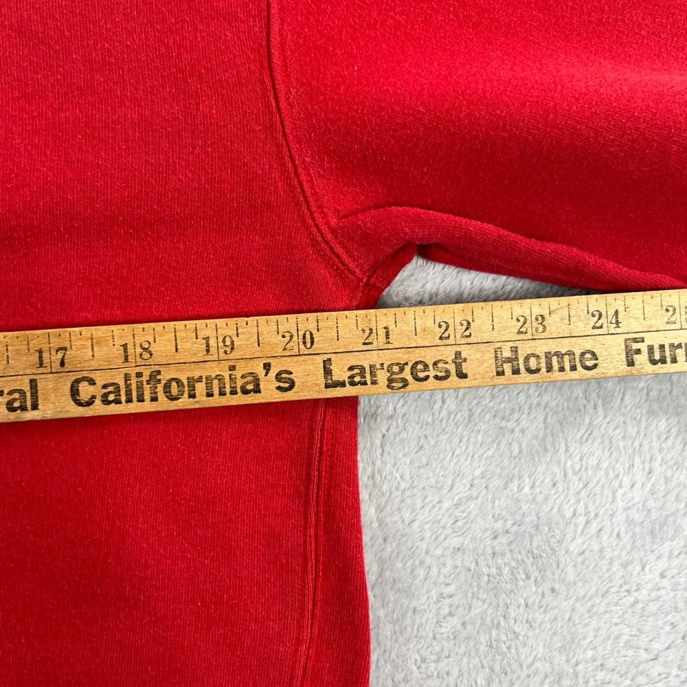 Polo Ralph Lauren Vintage Crewneck Sweatshirt L Red Men Pony Logo Y2K 90s Retro